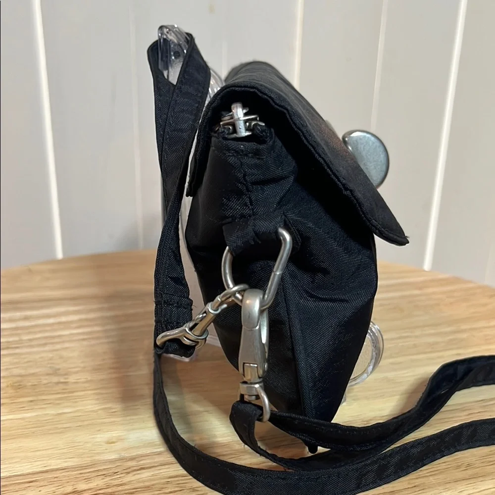 Baggallini Black and Tan Crossbody Bag